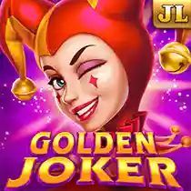 "Golden Joker" slot game icon featuring a joker in vibrant purple background, provided by JILI.