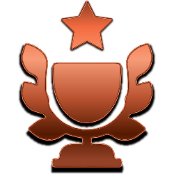 A bronze trophy icon with a star, symbolizing the premium gaming experiences at Nuebe Gaming.
