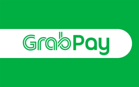 GrabPay logo on a green and white background.