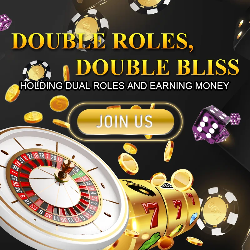 Graphic highlighting the benefits of holding dual roles at Nuebe Gaming with casino elements.