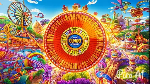 Crazy Time's main bonus wheel game with colorful amusement park background.